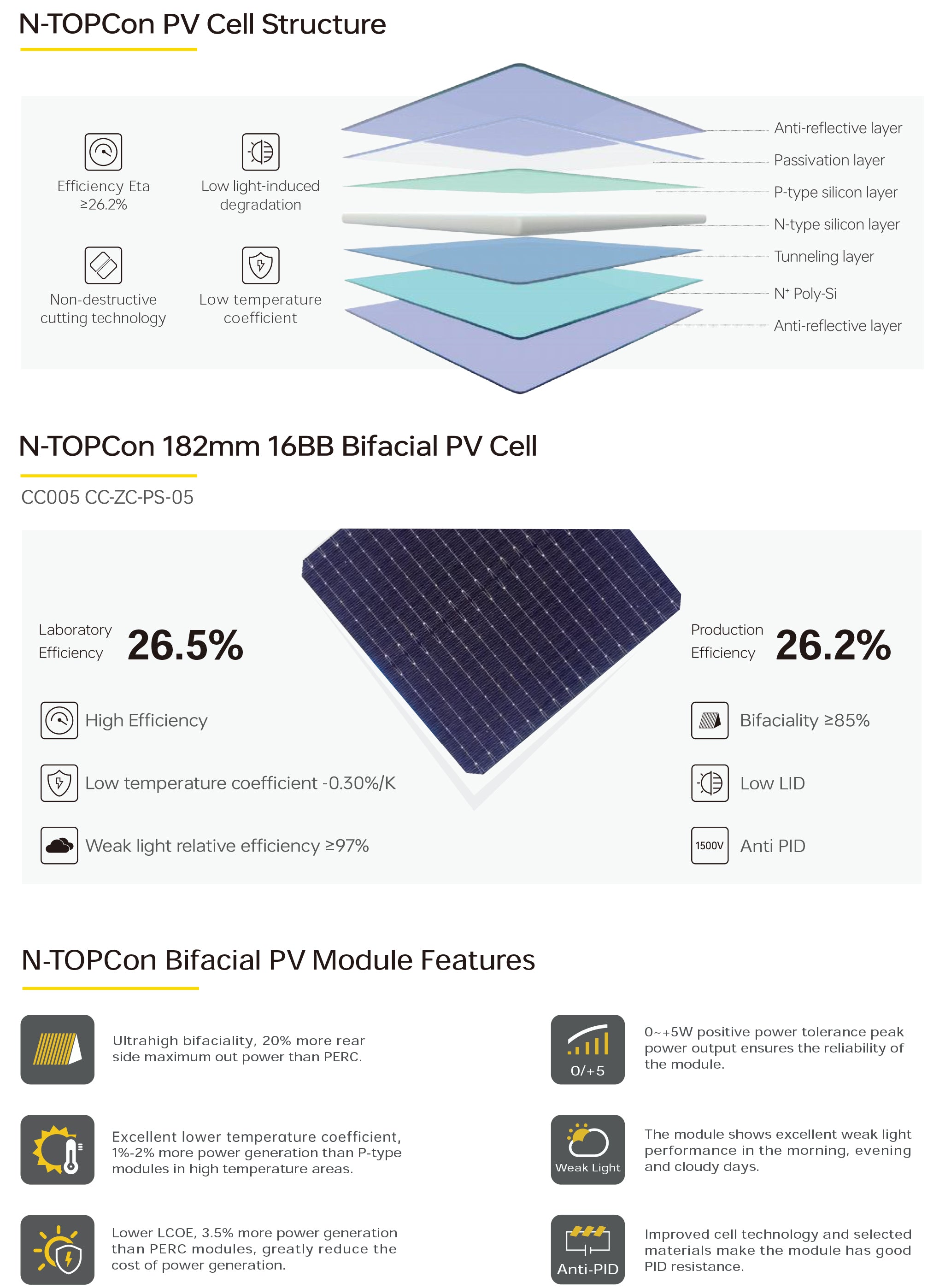 N-TOPCon Zelltechnologie