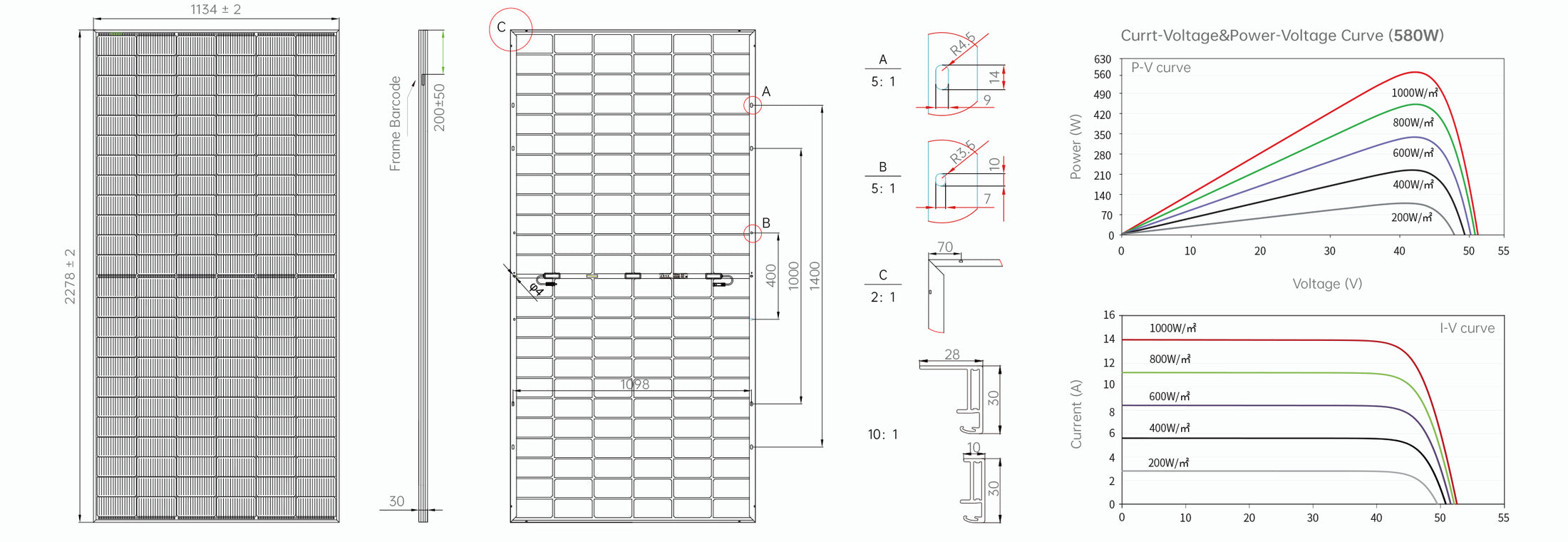 ABMESSUNGEN DES MODULS (mm)